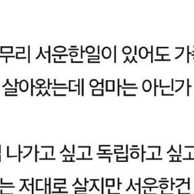 치킨 때문에 엄마랑 싸운 썰