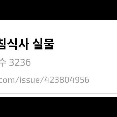 990원 이케아 아침 식사 실물