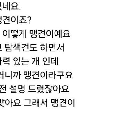 리트리버 보고 자꾸 맹견이라 우기는 아저씨.jpg