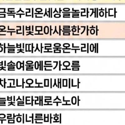 대한민국에서 실존하는 가장 긴 이름 TOP 15