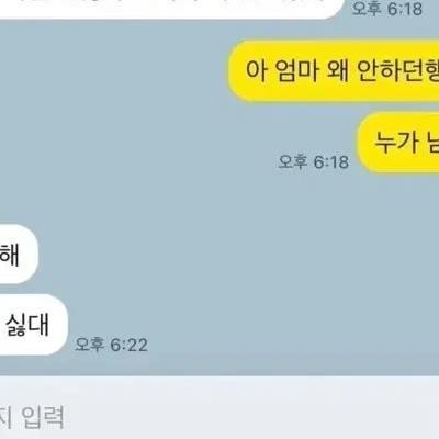 엄마친구아들이 괜찮아 보여서 니 번호 줬다