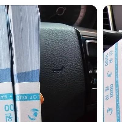 직원들 명절 상여금 주려고 돈다발  준비한 사장님